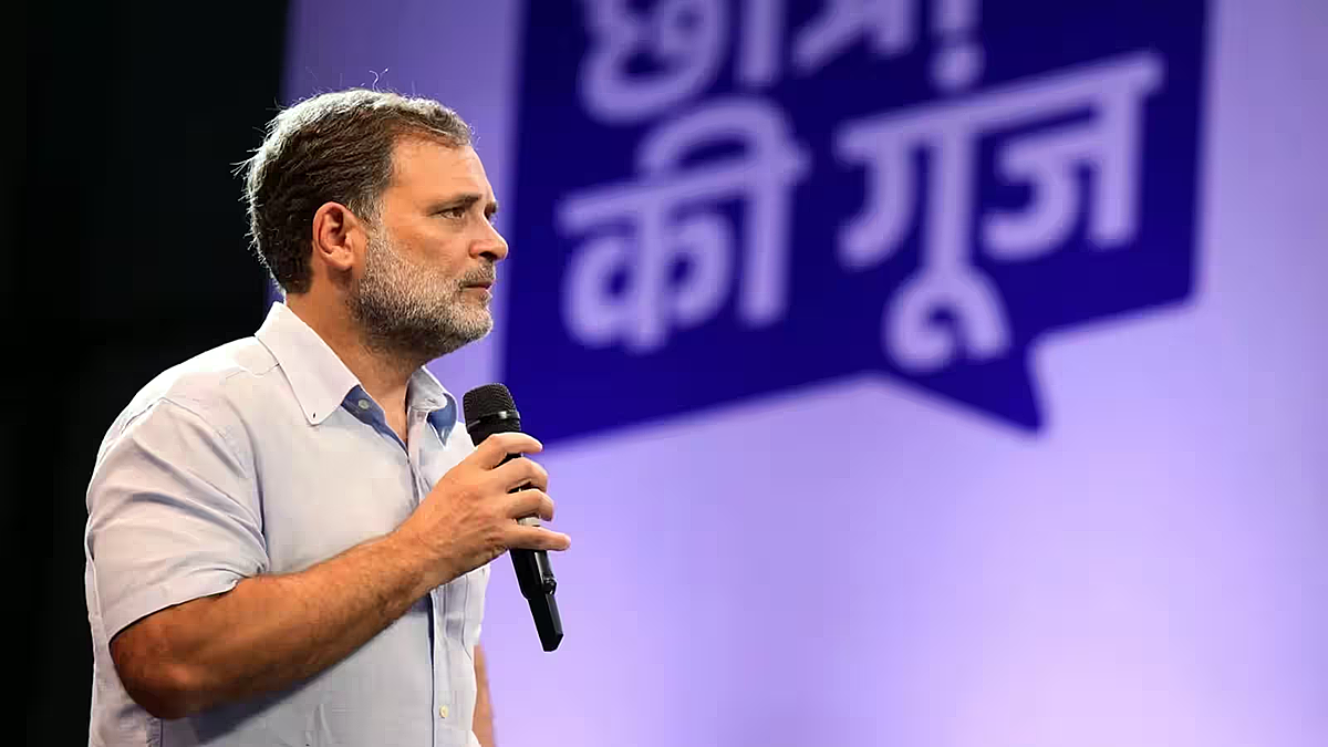 Rahul Gandhi at Chhatron ki goonj