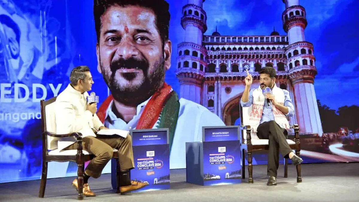 Chief Minister Revanth Reddy at Pratidin's The Conclave 2026 in Delhi