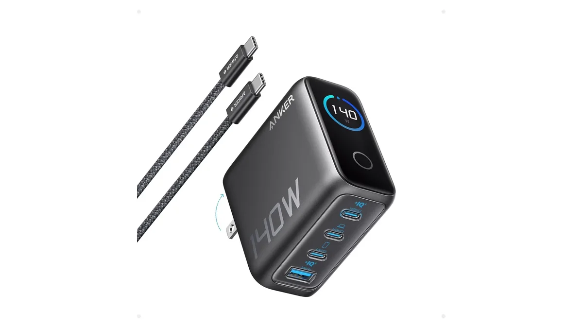 Anker 140W multiport GaN charger