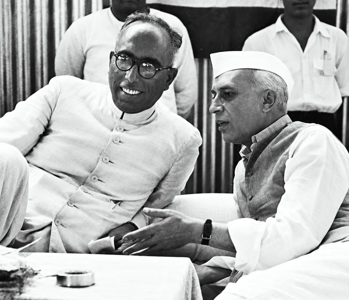 Sheikh Abdullah with Nehru