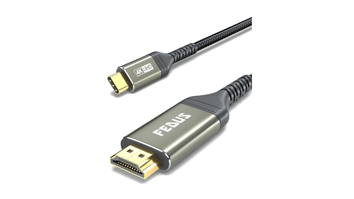 USB-C to HDMI cable ends